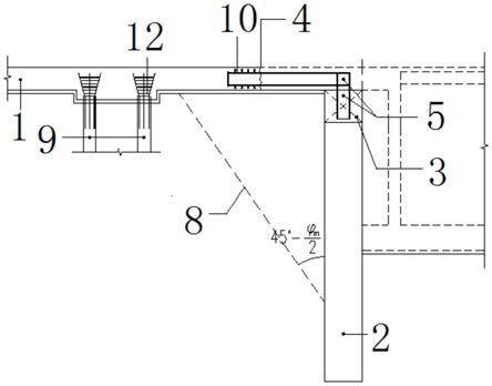 结合基础的多标高深基坑锚拉支护结构及其施工方法与流程