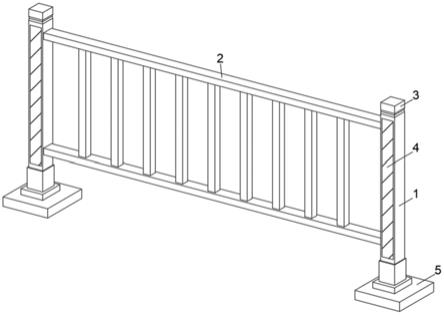 一种上垮桥防撞护栏施工照明警示装置的制作方法