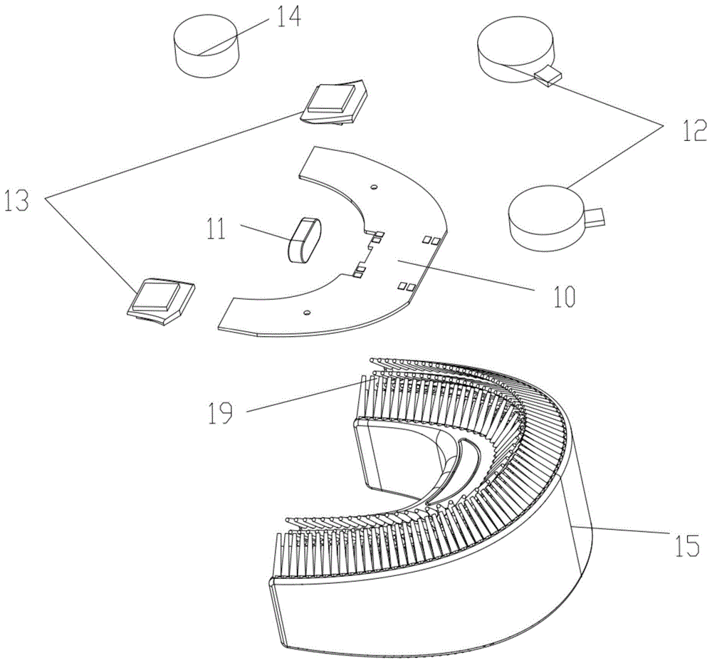 一种一体式U型牙刷的制作方法